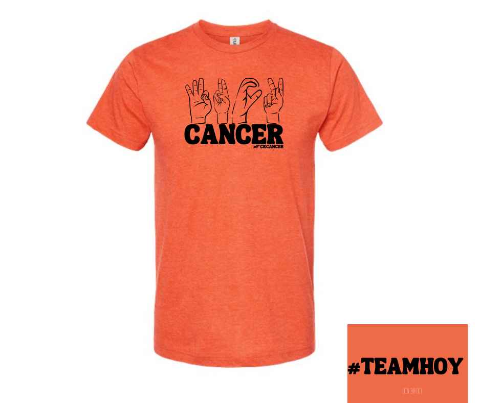 ASL Cancer, Tee in 3 colors