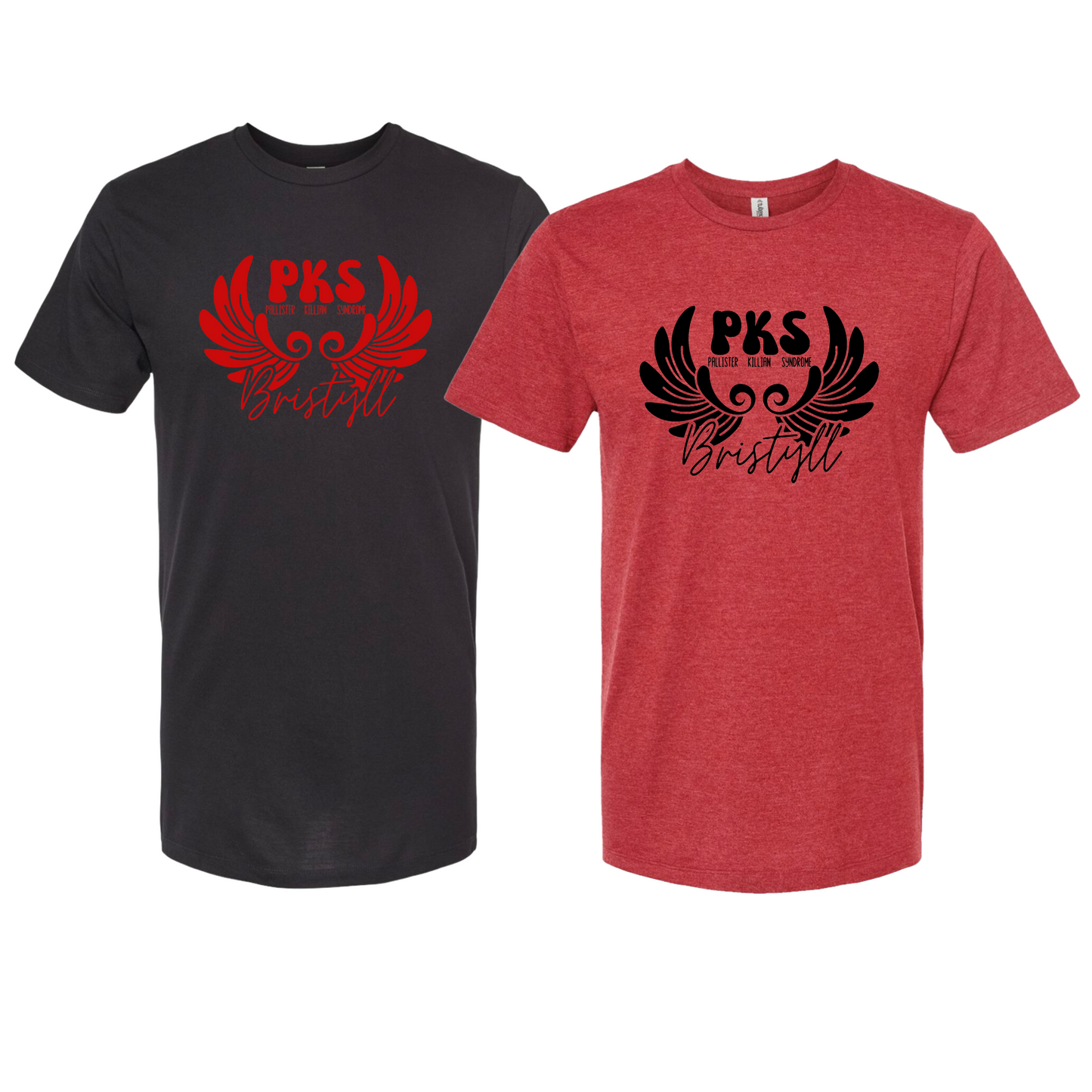Bristyll (PKS) Support Tees in Red and Black
