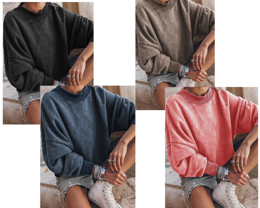 Back to The Basics sweatshirt in Multiple Colors