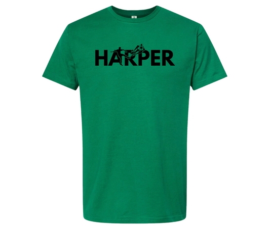 Harper Soccer, tee in green