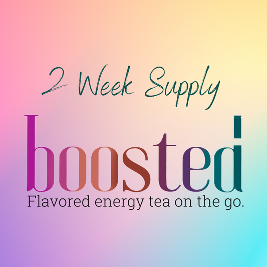 Boosted Tea, resealable bag, 2 week supply