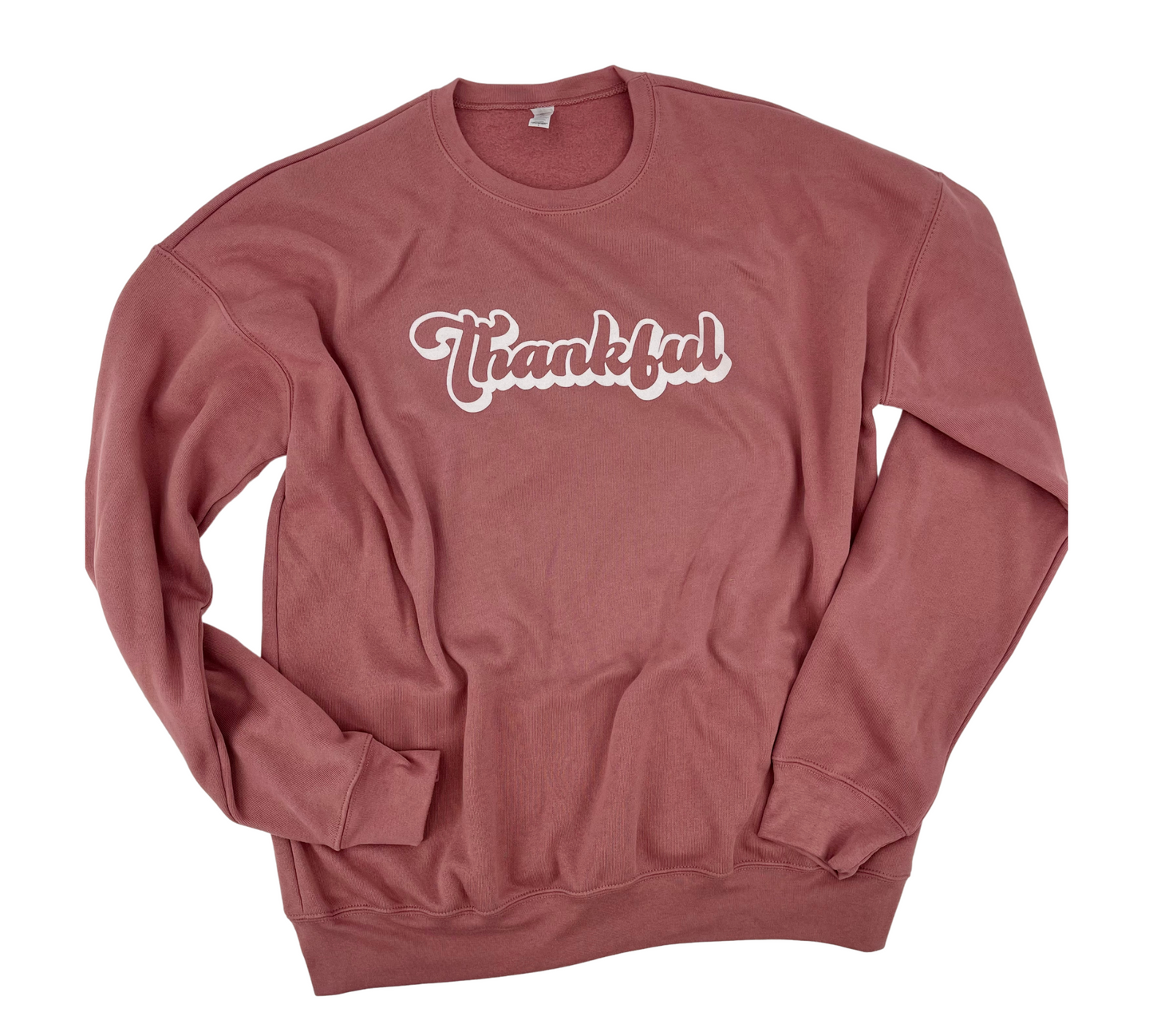 Thankful Puff Sweatshirt, Multiple Options