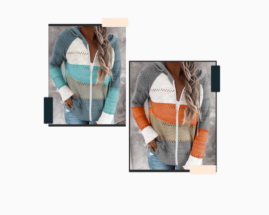 Casual Color Block Jacket, in multiple colors