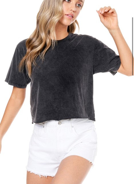 Cropped tee, in mutiple colors