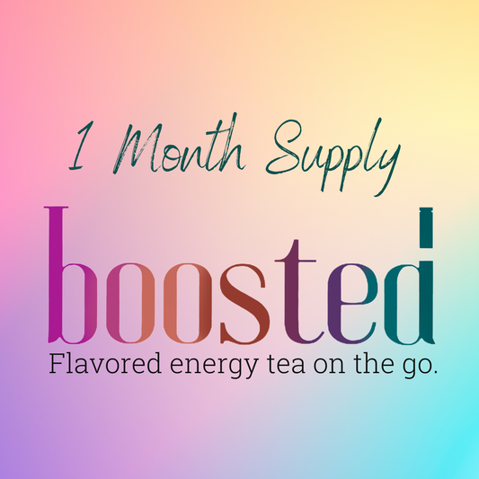 Boosted Tea, resealable bag, month supply
