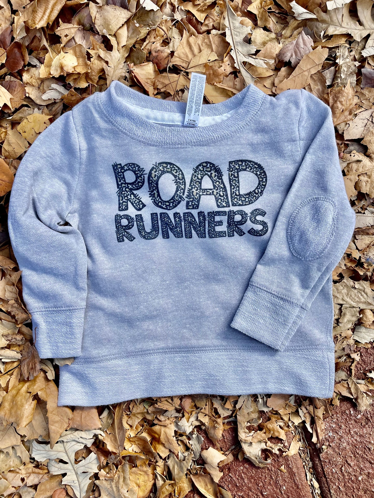 Leopard Roadrunner, toddler & youth melange sweatshirt