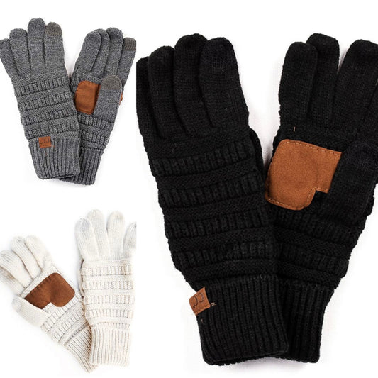 Thick CC touchscreen gloves